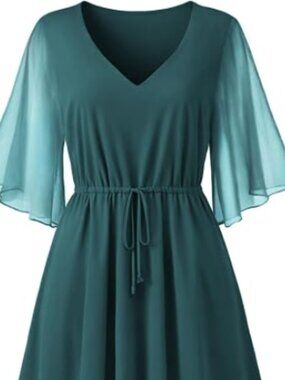 Lightweight Adjustable Drawstring Dress